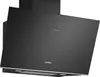 Siemens iQ700, Wandesse, 90 cm, Klarglas schwarz bedruckt LC91KLT60 Schrägansicht Produktbild-Vorschau
