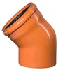 Koleno kanalizační PVC Osma KGB 45°, DN 400, oranžová Náhled obrázku produktu 1