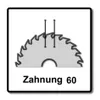 Kreissägeblatt, T.C.T Efficut, 260 x 30 mm, 60 Zähne - Produktbild-Vorschau 8