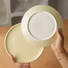 Teller set 4pcs Ø21,8 cm Keramik Essteller Pastateller Produktbild-Vorschau 11