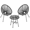 SONGMICS (3 St) Balkonmöbel, Gartenmöbel-Set, 1 Tisch, 2 Produktbild-Vorschau 5