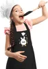 personalisierte Kinderschürze Namen Pinguin Kochmütze Produktbild-Vorschau 3