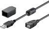 Goobay 93284, 2 m, USB A, USB A, USB 2.0, Samec/samice, Náhled obrázku produktu 2
