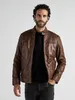 JCC Lederjacke 31023636 Herren cognac 48 Produktbild-Vorschau 4