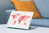 MuchoWow® Laptop Aufkleber Sticker Cover Weltkarte - Rosa - Produktbild-Vorschau 4