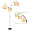 Puluomis Lampadaire 3 flammes Lampadaire Lampe de sol, avec Voir les images du produit 1