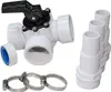 3-Wege Solarschieber 1 1/2" IG Bypass Adapter Set Produktbild-Vorschau 2