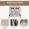 Outsunny Hollywoodschaukel mit Becherhalter 2-Sitzer Produktbild-Vorschau 6