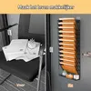 13-Fach Hängeregister aus Metall, A4 Wandtasche, schwarz Productafbeelding-voorbeeld