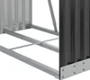 vidaXL Riparo per legna da ardere antracite 80x45x190 cm Anteprima dell’immagine prodotto 6