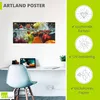 ARTland Poster Spritzendes Obst auf dem Wasser Größe: Produktbild-Vorschau 3