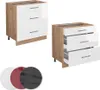 Küchenunterschrank Vicco Fame-Line Weiß Hochglanz 80 cm mit Produktbild-Vorschau 6