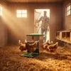 Futterautomat für Hühner Feedomatic mit Trittplatte, 5 kg, Produktbild-Vorschau 8