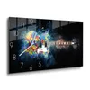 DEQORI Glasuhr 60x30 cm Zahlen 'Zerspringende E-Gitarre' Produktbild-Vorschau 2