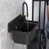 Granitan - Lavatoio - Lavandino 50x34 cm - Lavello nero - Anteprima dell’immagine prodotto 3