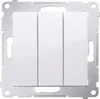 Dreifachschalter (Modul) 10AX, 250V, Schnellverbinder Produktbild-Vorschau 1