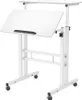 Bureau debout - Table à roulettes réglable en hauteur - Voir les images du produit 1