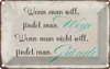 vianmo Blechschild 12x18 cm wenn man will findet Wege Produktbild-Vorschau 1