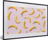 MuchoWow® Gerahmtes Poster Banane - Rosa - Pastell 60x40 cm Produktbild-Vorschau 1