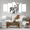 Bild auf Leinwand - Leinwandbild - Deer Familie Wildheit Produktbild-Vorschau 6