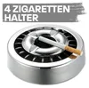 3 Gluttöter Aschenbecher Silber - Windgeschützt - Produktbild-Vorschau 6