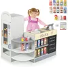 DREAMADE Kasse Kaufladen Kinder, Kaufmansladen Holz mit Produktbild-Vorschau 1