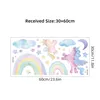 Wandtattoo Cartoon Einhorn Regenbogen Produktbild-Vorschau 5