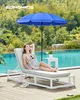 SONGMICS Sonnenschirm Ø 200 cm UPF 50+ mit Tragetasche Produktbild-Vorschau 3