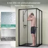 Mai & Mai Duschkabine mit Doppel-Schiebetür 90x90cm Produktbild-Vorschau 4