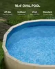VEVOR Ovale Poolfolie, 500 x 300 x 120 cm, Innenfolie, Produktbild-Vorschau 2