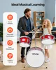VEVOR Schlagzeug Set, 3-teilig, Drum Kit mit 35,6 cm Produktbild-Vorschau 5
