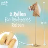Różowy konik hobbystyczny Papaya "Goldy" z kółkami i Podgląd zdjęcia produktu 6