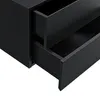 A close-up view of two open drawers of a black cabinet. Anteprima dell’immagine prodotto