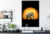 MuchoWow® MuchoWow® Gerahmtes Poster Elefant - Sonne - Produktbild-Vorschau 3