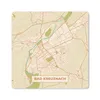 MuchoWow® Mauspad Mousepad Karte - Bad Kreuznach - Vintage Produktbild-Vorschau 1