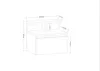 Skye Decor, Alice - White, Tables et tables de nuit, blanc, Voir les images du produit 6