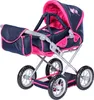 Puppenwagen Ruby - flying hearts blue pink Produktbild-Vorschau 1