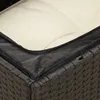 vidaXL Divano da giardino con cuscini 3 posti in polirattan Anteprima dell’immagine prodotto 9