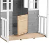 Interior view of a wooden playhouse with an open door. Náhled obrázku produktu