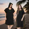 Poncho Badcape voor Volwassenen Sneldrogend Microfiber Productafbeelding-voorbeeld 2