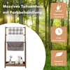 GOPLUS Handtuchhalter aus Holz, Handtuchständer freistehend Produktbild-Vorschau 2
