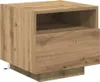 vidaXL Nachttisch Artisan-Eiche 40 x 39 x 37 cm Produktbild-Vorschau 2