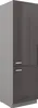 Küchen Hochschrank 60cm Hochglanz Grau Küchenzeile Produktbild-Vorschau 1