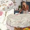 Wachstuch Tischdecke abwaschbar und wasserabweisend 140 x 220 cm oval Bandkante, Ansicht 5 Produktbild-Vorschau