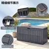 COSTWAY Gartenbox Outdoor mit abschließbarem Deckel 380 L, Produktbild-Vorschau 9