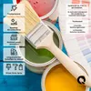 Latexfarbe Hell Pfirsich 10L | Matte Innenfarbe Klasse 3 | Produktbild-Vorschau 5