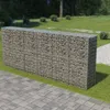 vidaXL Mur de gabions avec couverture Acier galvanisé Voir les images du produit 8