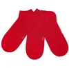 Herenkousen, 3-pack, katoen, effen rood, maat 39-42 Productafbeelding-voorbeeld 1