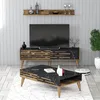 Skye Decor, Valensiya 140 - Orzech, Czarny, Marmur, zestaw Podgląd zdjęcia produktu 1