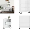 vidaXL Regalschrank Hochglanz Weiß 69,5x32,5x90 cm Produktbild-Vorschau 1